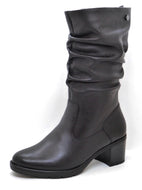173-99-007 Dames Hoge Schoenen Laars Hak Remonte D2A79-00 Zwart  (3755)