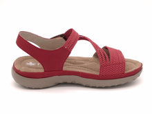 Afbeelding in Gallery-weergave laden, 153-35-002 Dames Sandalen Mode Rieker 64870-33 Middenrood  (3557)
