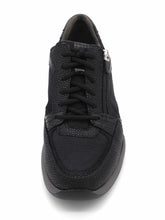 Afbeelding in Gallery-weergave laden, 131-91-003 Dames Veterschoenen  Comfort Durea 6295-605-1227 Zwart Combi Wijdte H (3309)
