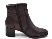 Afbeelding in Gallery-weergave laden, 171-29-008 Dames Hoge Schoenen Boot Hak Jana 25763-304 Donkerbruin Wijdte H (3696)
