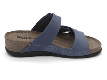 Afbeelding in Gallery-weergave laden, 162-75-003 Dames Open Slippers Sportief Rohde 5433-54 Middenblauw  (3580)
