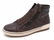 172-29-009 Dames Hoge Schoenen Boot Plat Remonte D0772-25 Donkerbruin  (2772)