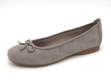 Afbeelding in Gallery-weergave laden, 143-85-002 Dames Instappers Ballerina Jana 22164-231 Middengrijs Wijdte H (3480)
