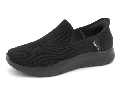 242-99-014 Heren Instappers Sportief Skechers Slip/Ins Go Walk Flex 216491 BBK Zwart  (2939)