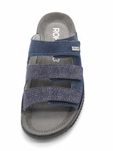 Afbeelding in Gallery-weergave laden, 161-79-004 Dames Open Slippers Comfort Rohde 1932-56 Donkerblauw  (3576)
