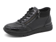 172-99-047 Dames Hoge Schoenen Boot Plat Remonte R6772-03 Zwart  (2778)