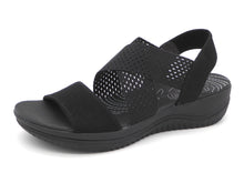 Afbeelding in Gallery-weergave laden, 153-99-018 Dames Sandalen Mode Jana 28768-001 Zwart Wijdte H (2912)
