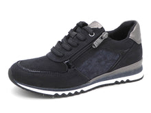 Afbeelding in Gallery-weergave laden, 133-79-008 Dames Veterschoenen  Sneaker Marco Tozzi 23785-888 Donkerblauw  (2887)
