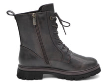 Afbeelding in Gallery-weergave laden, 172-29-008 Dames Hoge Schoenen Boot Plat Marco Tozzi 25207-304 Donkerbruin  (2727)
