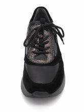 Afbeelding in Gallery-weergave laden, 131-99-019 Dames Veterschoenen  Comfort Waldlaufer 7520047-403-771 Zwart Wijdte H (3290)
