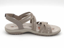 Afbeelding in Gallery-weergave laden, 152-19-004 Dames Sandalen Sportief Skechers Reggae Slim-Summer Getaway 163571 TPE Donkerbeige  (3628)
