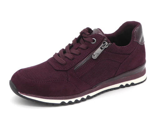 133-39-001 Dames Veterschoenen  Sneaker Marco Tozzi 23781-565 Donkerrood  (3367)
