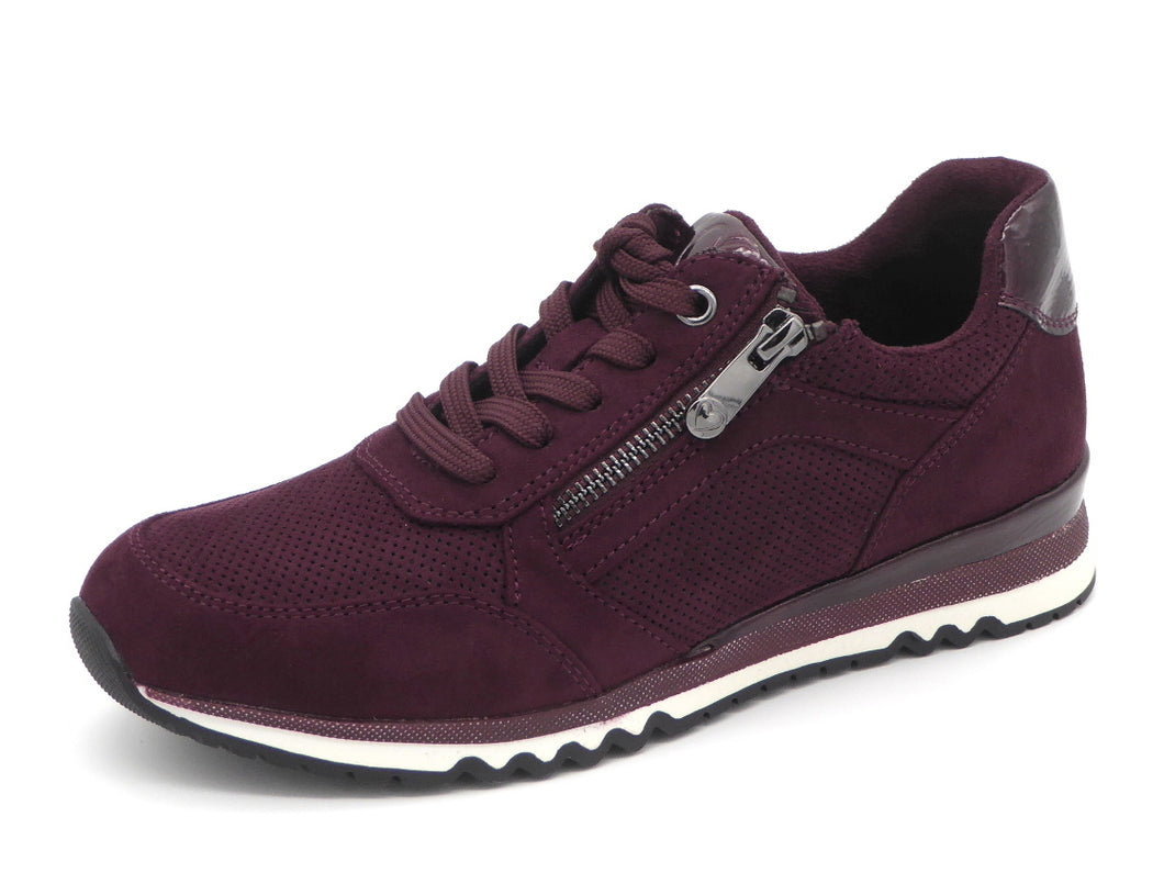 133-39-001 Dames Veterschoenen  Sneaker Marco Tozzi 23781-565 Donkerrood  (3367)