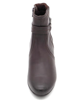 Afbeelding in Gallery-weergave laden, 171-29-003 Dames Hoge Schoenen Boot Hak Jana 25363-304 Donkerbruin Wijdte H (2753)
