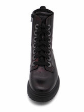 Afbeelding in Gallery-weergave laden, 172-29-010 Dames Hoge Schoenen Boot Plat Durea 9809-755-1268 Donkerbruin Wijdte H (3311)
