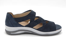 Afbeelding in Gallery-weergave laden, 151-79-007 Dames Sandalen Comfort Fidelio 496016-79 Donkerblauw Wijdte H (3521)
