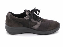 Afbeelding in Gallery-weergave laden, 131-89-005 Dames Veterschoenen  Comfort Waldlaufer Bungeez 831M01-500-971 Donkergrijs Wijdte M (3295)
