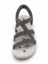 Afbeelding in Gallery-weergave laden, 152-69-002 Dames Sandalen Sportief Skechers Reggae Slim-Stretch Flex 163460 OLV Donkergroen  (3625)
