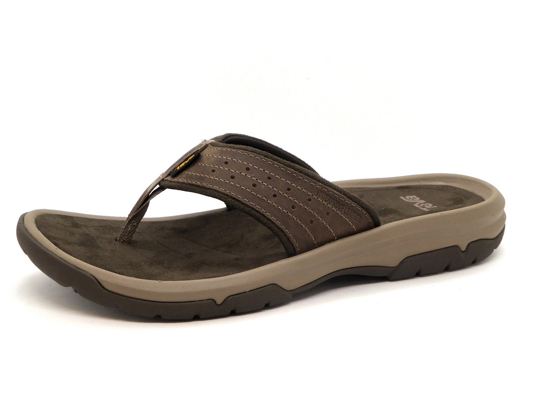 264-25-002 Heren Open Slippers Teenslipper Teva Langdon Flip 1015151 WAL Middenbruin  (2894)