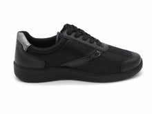 Afbeelding in Gallery-weergave laden, 131-99-031 Dames Veterschoenen  Comfort Sens 1421-12567-001 Kira 37 Zwart Wijdte K (3781)
