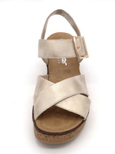 Afbeelding in Gallery-weergave laden, 153-15-012 Dames Sandalen Mode Rieker 63795-60 Middenbeige  (2976)

