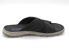 Afbeelding in Gallery-weergave laden, 263-79-003 Heren Open Slippers Mode Rohde 6731-56 Donkerblauw  (3595)
