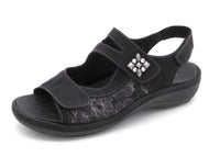 151-99-001 Dames Sandalen Comfort Remonte D7647-01 Zwart  (50)