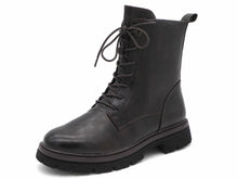 Afbeelding in Gallery-weergave laden, 172-29-008 Dames Hoge Schoenen Boot Plat Marco Tozzi 25207-304 Donkerbruin  (2727)
