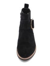 Afbeelding in Gallery-weergave laden, 172-99-084 Dames Hoge Schoenen Boot Plat Durea 9754-768-9271 Zwart Wijdte K (3849)
