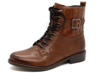 172-25-003 Dames Hoge Schoenen Boot Plat Remonte D0F72-22 Middenbruin  (1368)