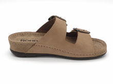 Afbeelding in Gallery-weergave laden, 162-21-001 Dames Open Slippers Sportief Rohde 5855-14 Lichtbruin  (3582)
