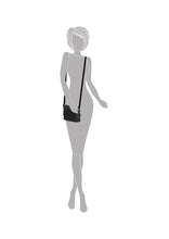 Afbeelding in Gallery-weergave laden, 95-66907-001 Lederwaren Dames Schoudertas Klein Enrico Benetti 66907-001 Zwart  (1119)
