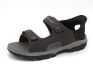 252-29-012 Heren Sandalen Sportief Skechers Tresmen-Reece 205289 CHOC Donkerbruin  (3647)