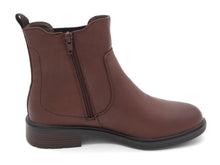 Afbeelding in Gallery-weergave laden, 172-25-009 Dames Hoge Schoenen Boot Plat Jana 25466-305 Middenbruin Wijdte H (2756)
