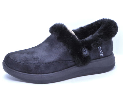 192-99-015 Dames Pantoffel-Gesloten Ongevoerd Skechers Cozy Escape 168114 BBK Zwart  (3439)