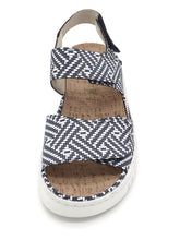 Afbeelding in Gallery-weergave laden, 151-79-006 Dames Sandalen Comfort Waldlaufer 955001-107-217 Donkerblauw Wijdte H (3502)
