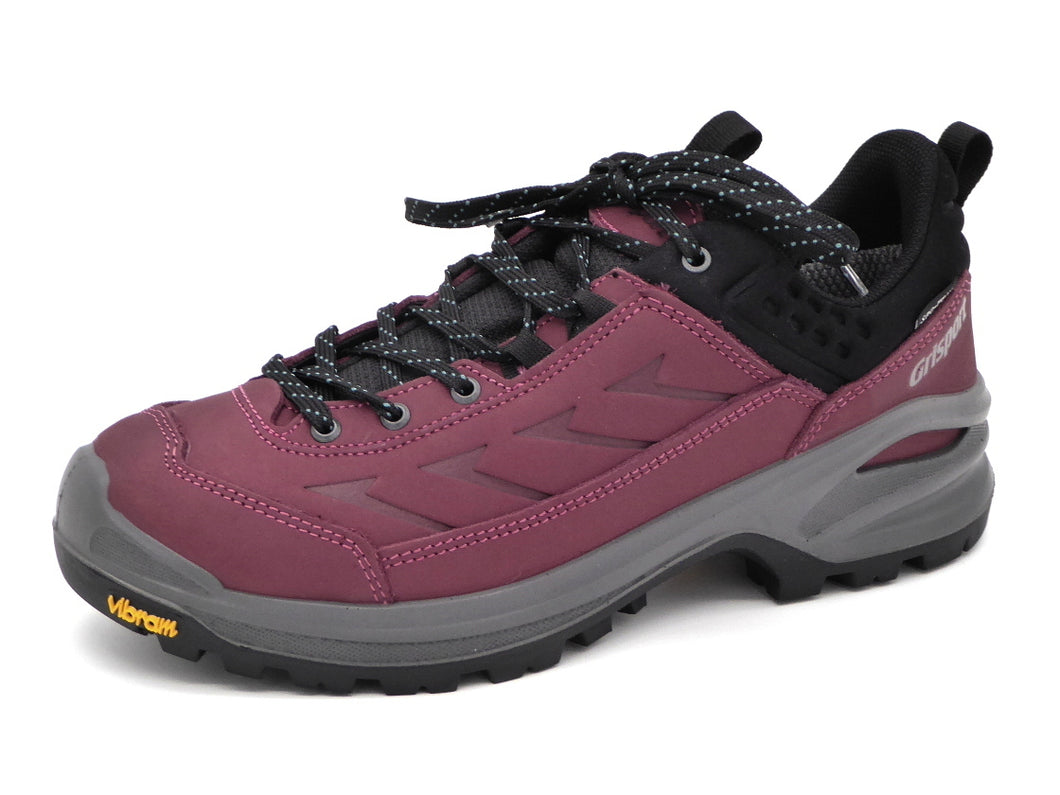 139-39-002 Dames Veterschoenen  Wandelschoen Grisport Terrain Low 15209-119 Donkerrood  (2789)