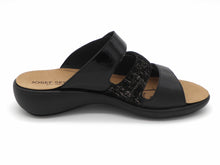 Afbeelding in Gallery-weergave laden, 161-99-007 Dames Open Slippers Comfort Josef Seibel 86710-139-100-Ibiza 10 Zwart  (3598)
