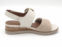 Afbeelding in Gallery-weergave laden, 153-11-010 Dames Sandalen Mode Jana 28776-134 Lichtbeige Wijdte H (3499)
