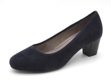 Afbeelding in Gallery-weergave laden, 101-79-004 Dames Hakschoenen Pumps Jana 22476-804 Donkerblauw Wijdte H (2899)
