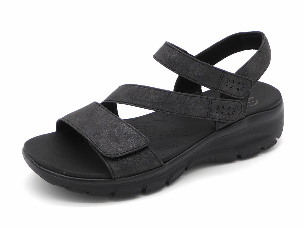 152-99-011 Dames Sandalen Sportief Skechers Easy Going-All Day Chic 163532 BBK Zwart  (3245)
