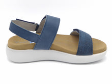 Afbeelding in Gallery-weergave laden, 152-75-003 Dames Sandalen Sportief Westland 14710-640 Borneo 10 Middenblauw  (471)
