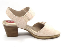 Afbeelding in Gallery-weergave laden, 104-11-001 Dames Hakschoenen Sandalette Jana 28328-422 Lichtbeige Wijdte H (381)
