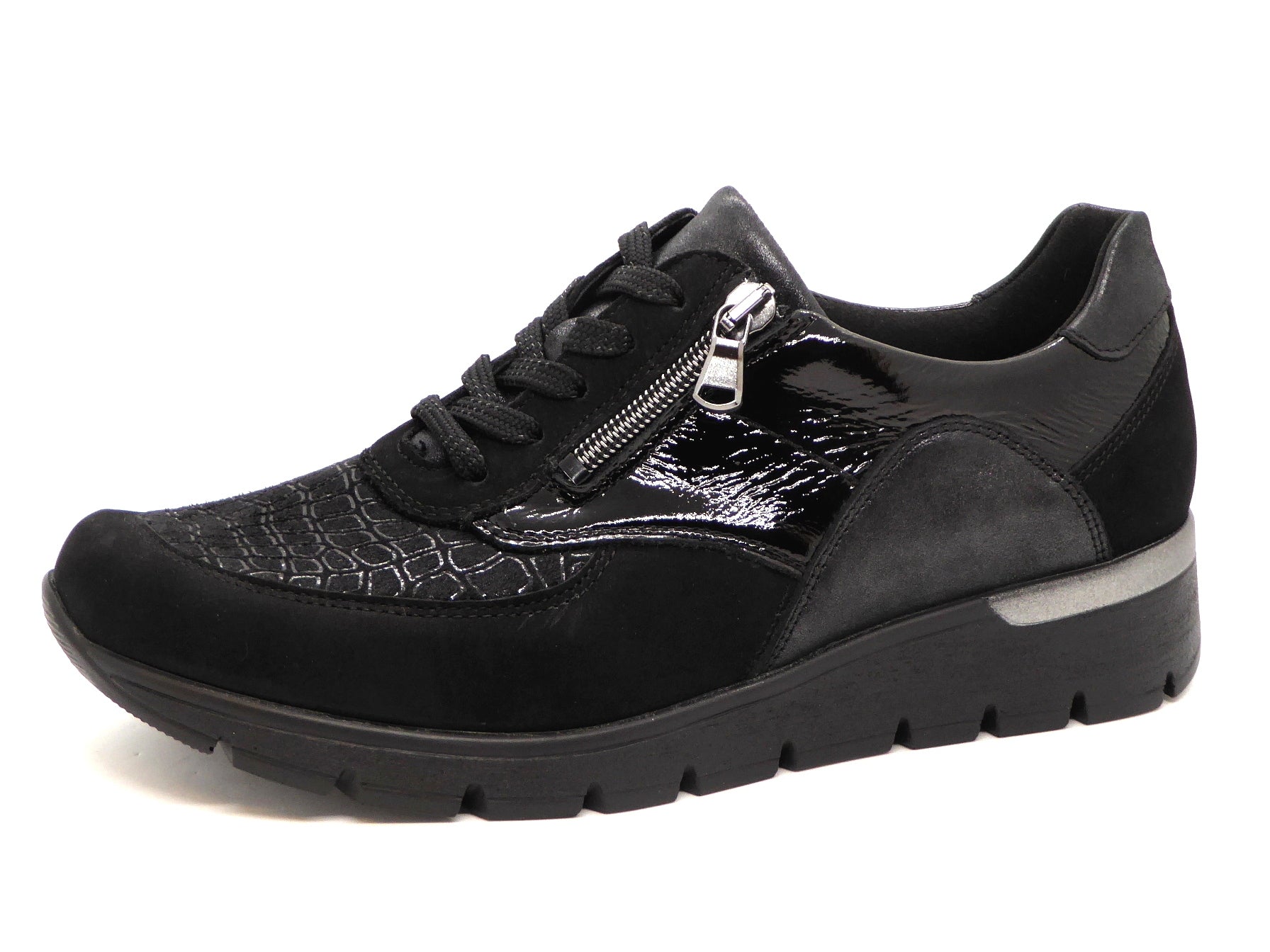 Waldläufer 358501-121-001 Zwart Hilaria pump WIJDTE H Hoogenbosch Schoenen