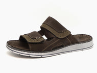263-69-001 Heren Open Slippers Mode Rohde 5984-61 Donkergroen  (2426)