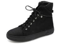 172-99-006 Dames Hoge Schoenen Boot Plat Wolky Wheel 0207511-000 Zwart  (2241)