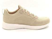 Afbeelding in Gallery-weergave laden, 132-13-005 Dames Veterschoenen  Sportief Skechers Bobs Squad Touch Talk 32504 Middenbeige  (949)
