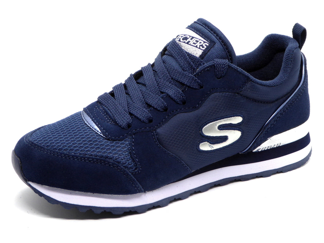 132-79-003 Dames Veterschoenen  Sportief Skechers OG 85 Goldn Gurl 111 NVY Donkerblauw  (145)