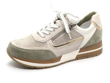 Afbeelding in Gallery-weergave laden, 133-13-009 Dames Veterschoenen  Sneaker Marco Tozzi 23732-114 Lichtbeige  (2273)
