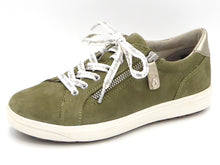 Afbeelding in Gallery-weergave laden, 133-63-001 Dames Veterschoenen  Sneaker Jana 23611-727 Middengroen Wijdte H (1822)
